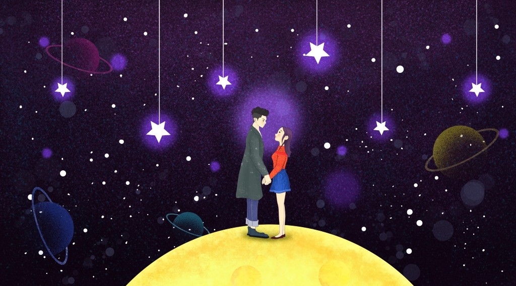 情人节情侣插画 (22)