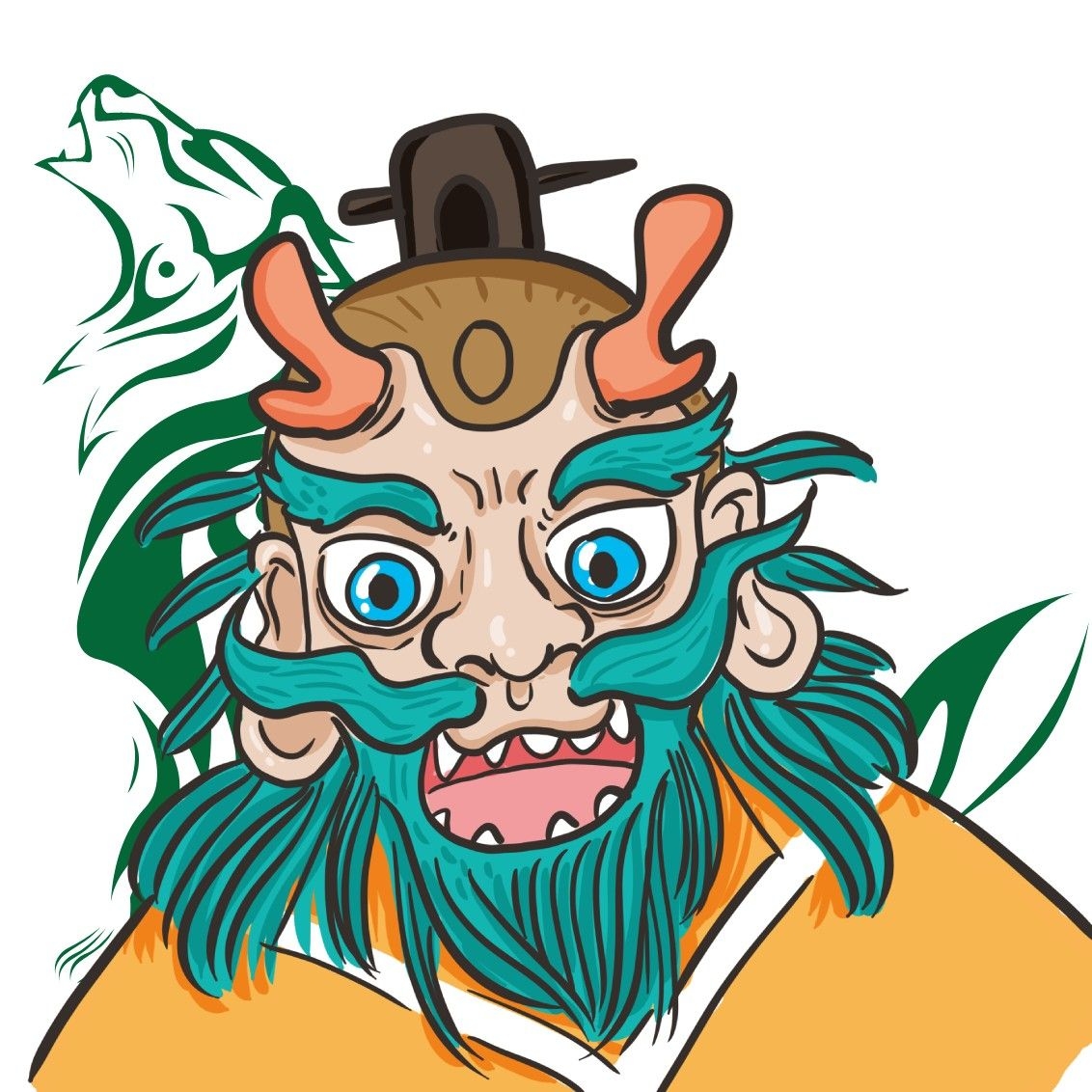 卡通西游记插画人物免抠素材 (77)