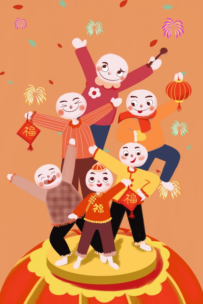 元宵节插画 (13)