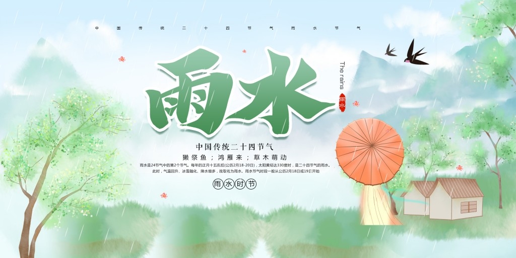 雨水节气展板 (49)