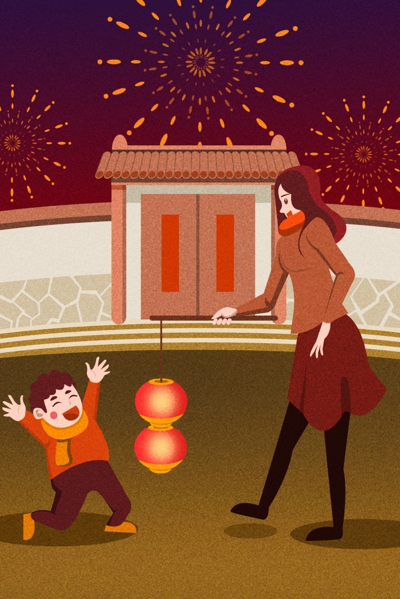 元宵节插画 (61)