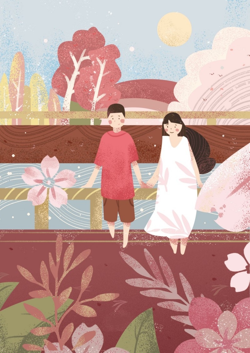情人节情侣插画 (125)