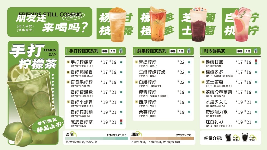 卡通简约奶茶饮品菜单价目表 (29)