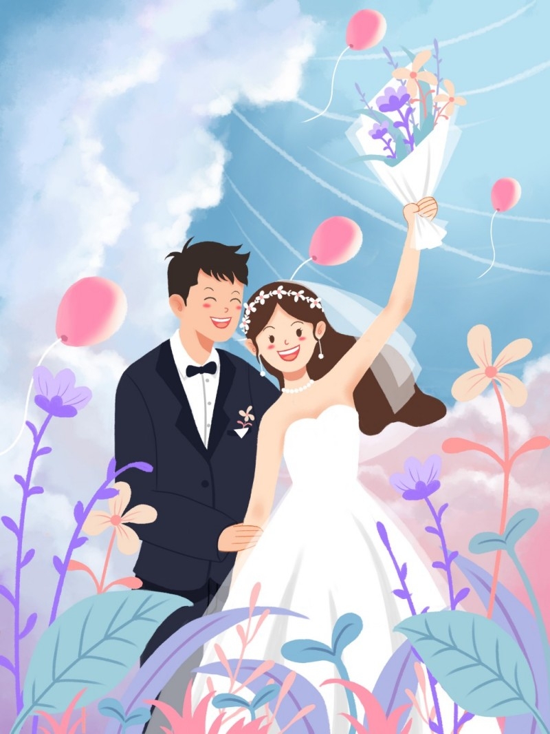 情人节情侣插画 (76)