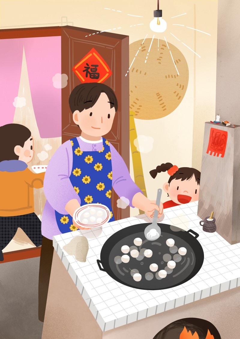 元宵节插画 (46)