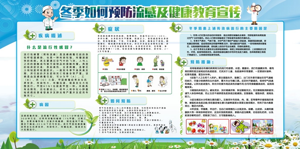 冬季健康教育知识宣传栏 (10)