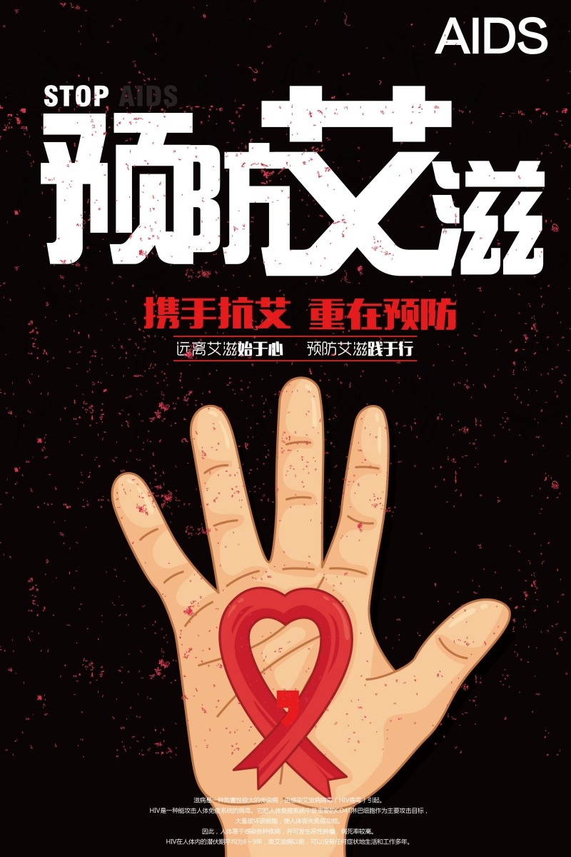 预防艾滋病宣传海报 (12)