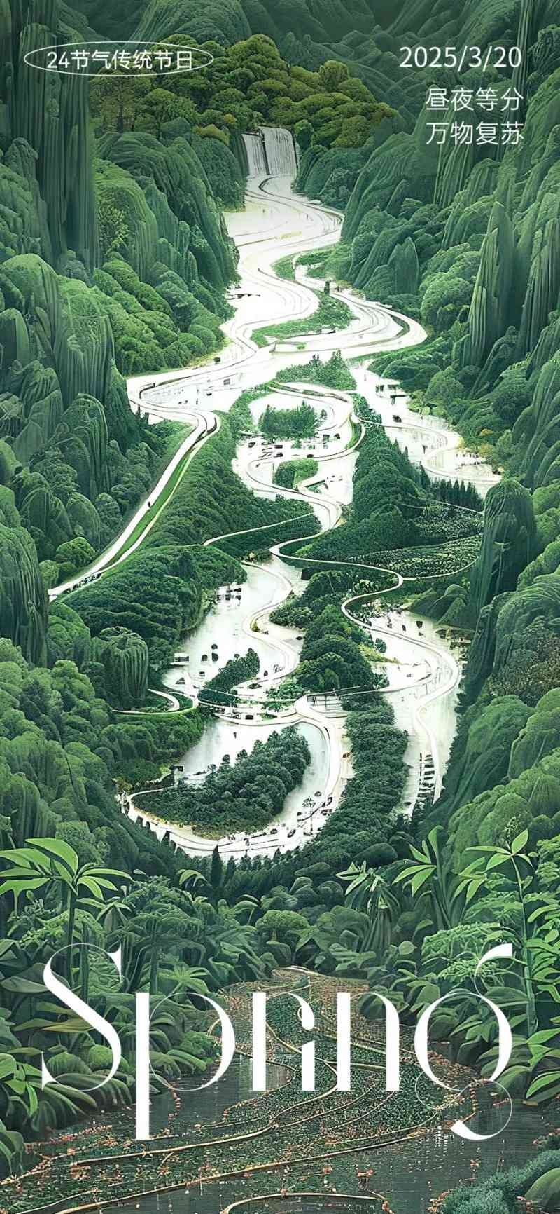 春分节气海报 (10)