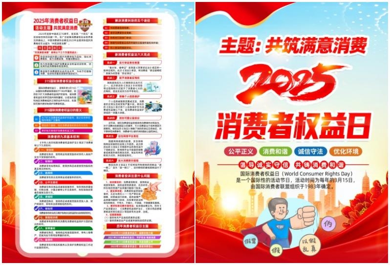 315消费者权益保护日海报挂画套图 (5)