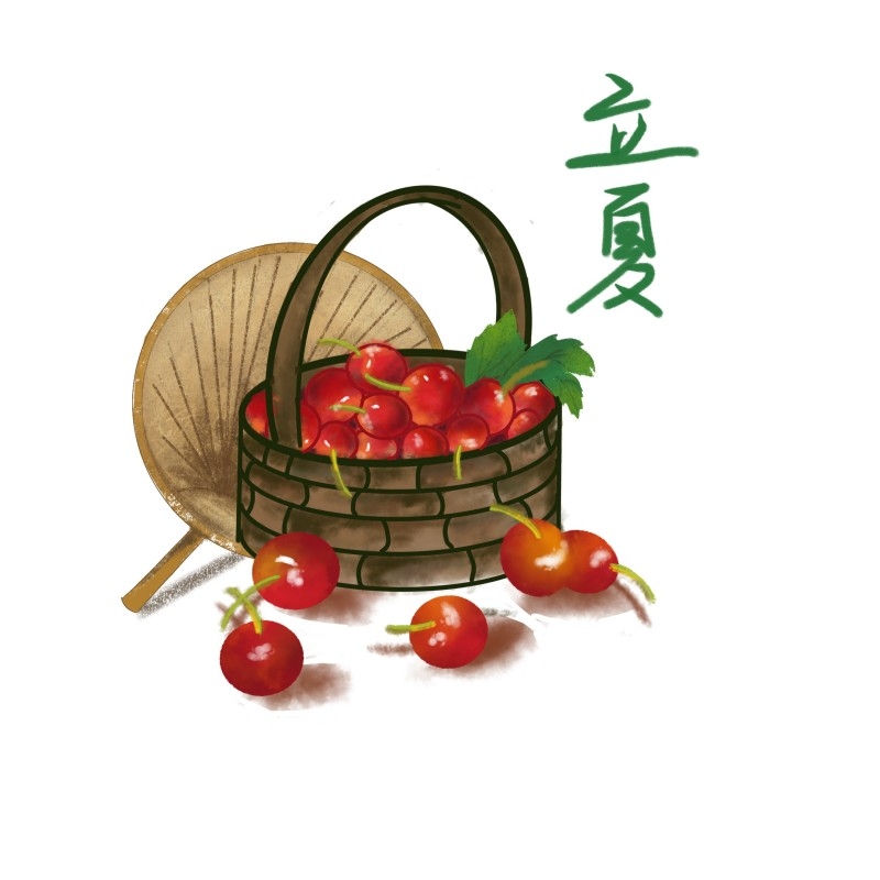 二十四节气立夏精品元素 (33)