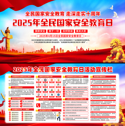 2025国家安全教育日展板宣传栏 (24)