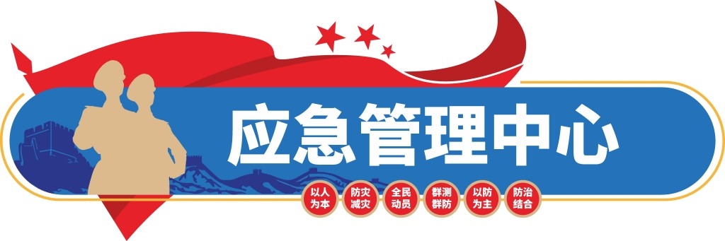 应急救援指挥中心文化墙应急管理局宣传标语形象墙 (5)