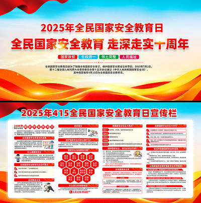2025国家安全教育日展板宣传栏 (19)