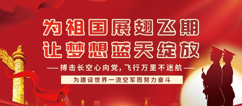 中国空军部队军队展板海报 (11)