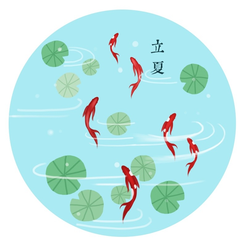 二十四节气立夏精品元素 (11)