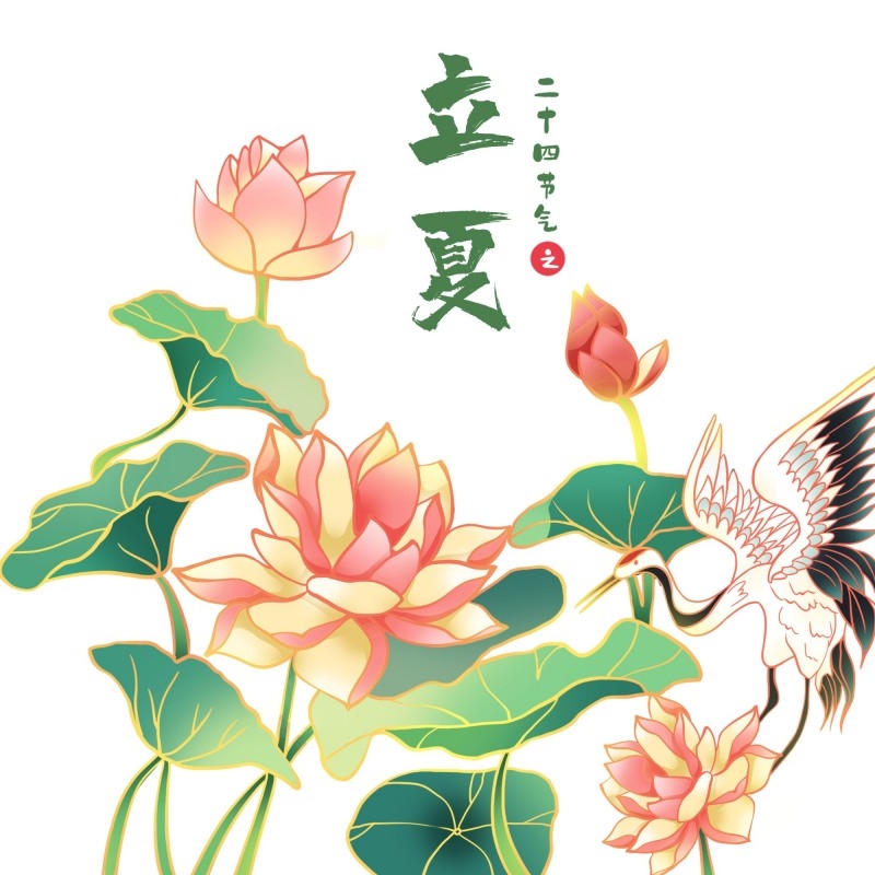二十四节气立夏精品元素 (50)