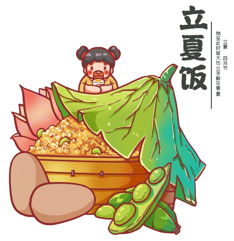 二十四节气立夏精品元素 (42)