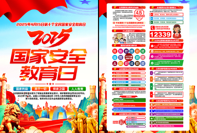 2025国家安全教育日海报套图挂画 (1)