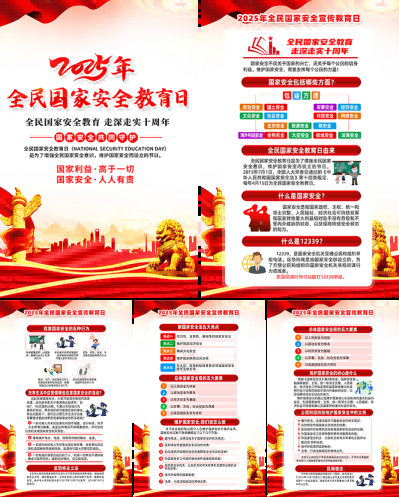 2025国家安全教育日海报套图挂画 (3)