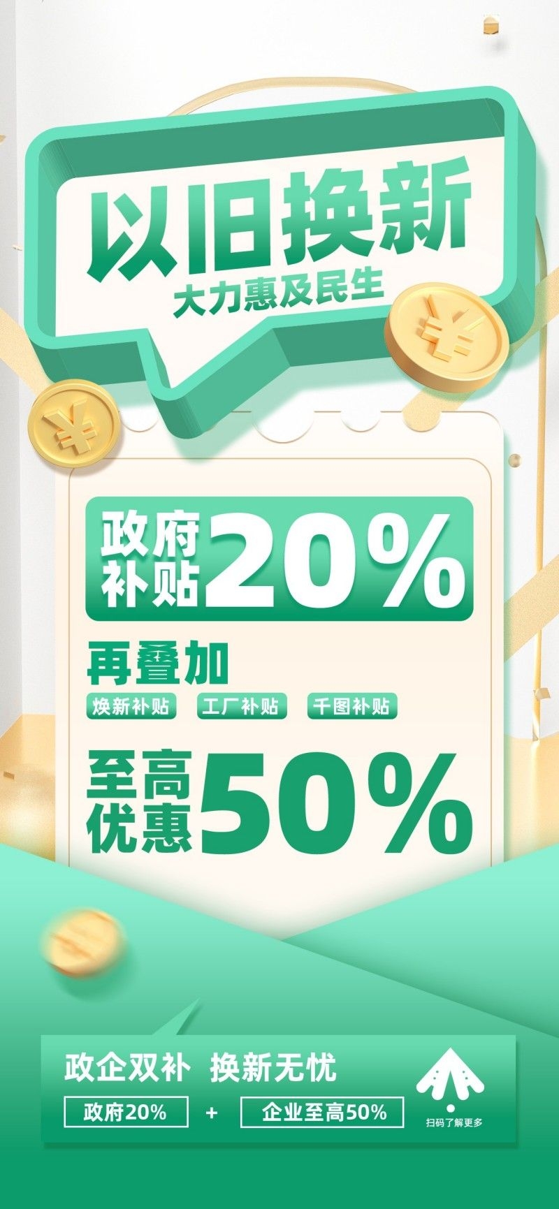 家电以旧换新政府补贴国补海报 (31)