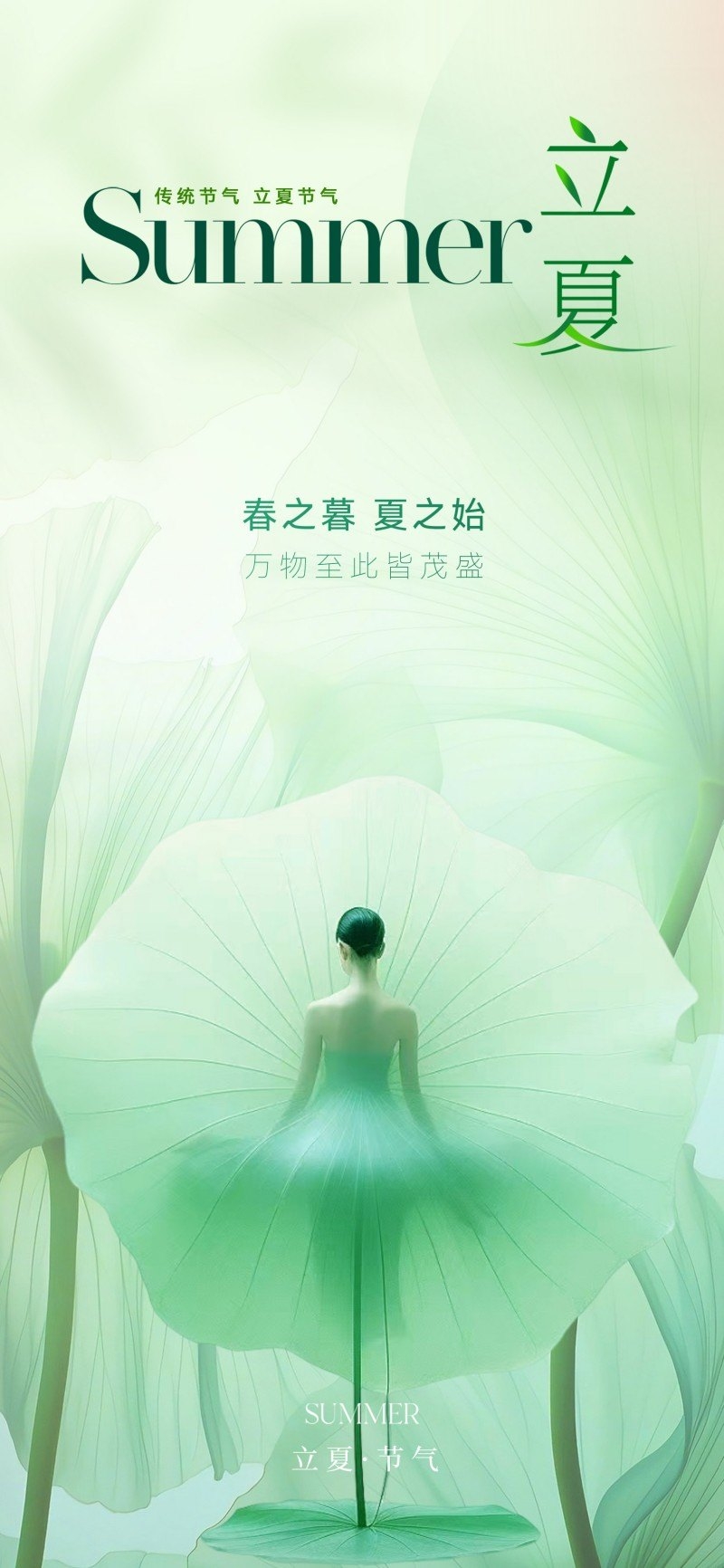 医美美容立夏美女宣传海报 (18)