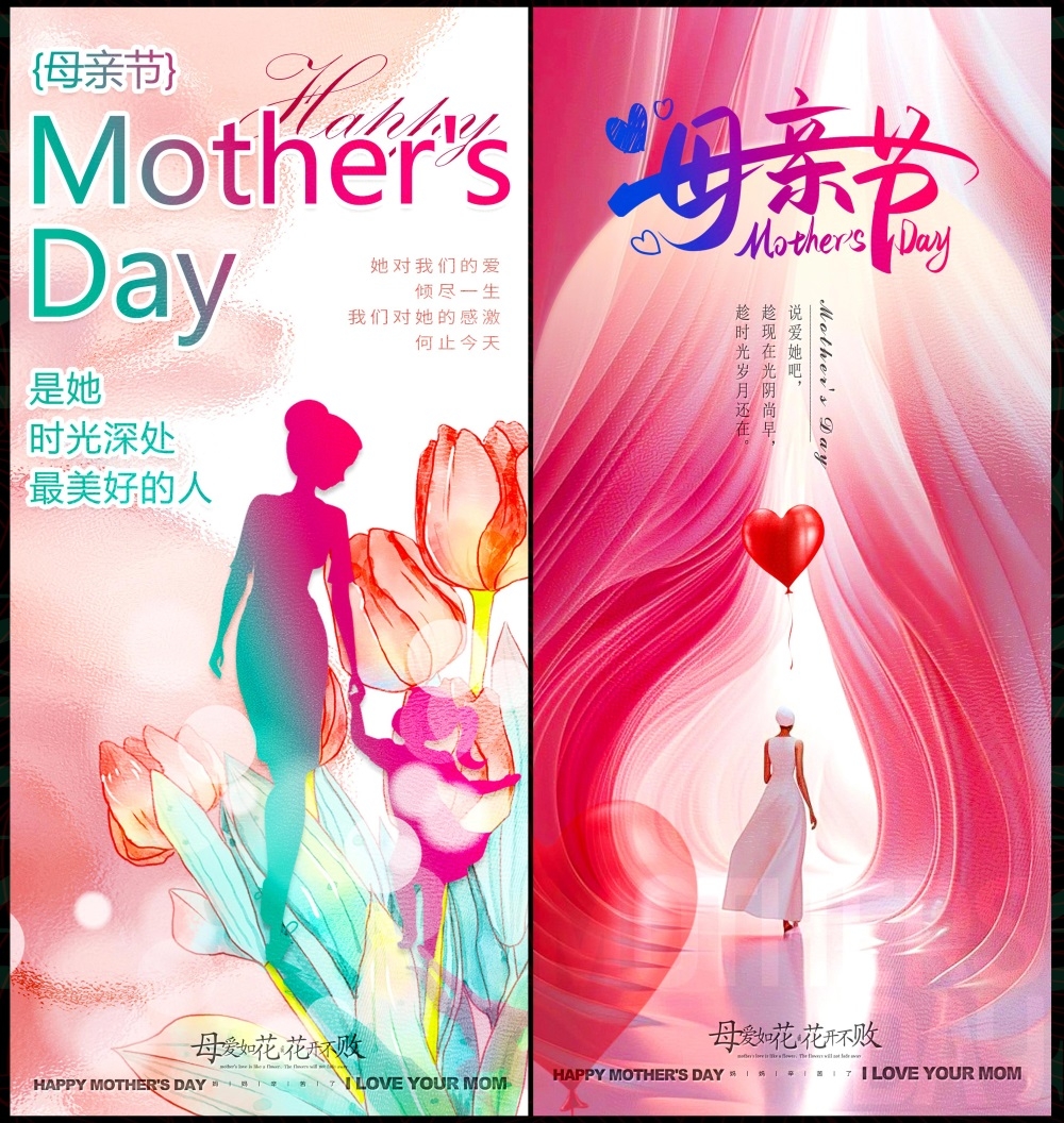 节庆母亲节感恩妈妈致敬母爱康乃馨