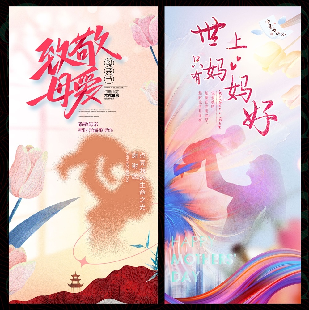 节庆母亲节感恩妈妈致敬母爱康乃馨 (5)