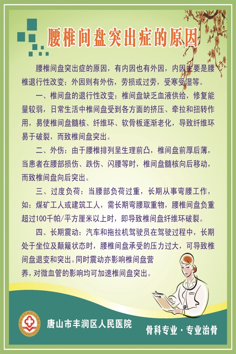 骨科医院术后宣传挂画海报