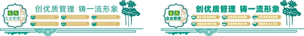企业6S管理体系文化墙