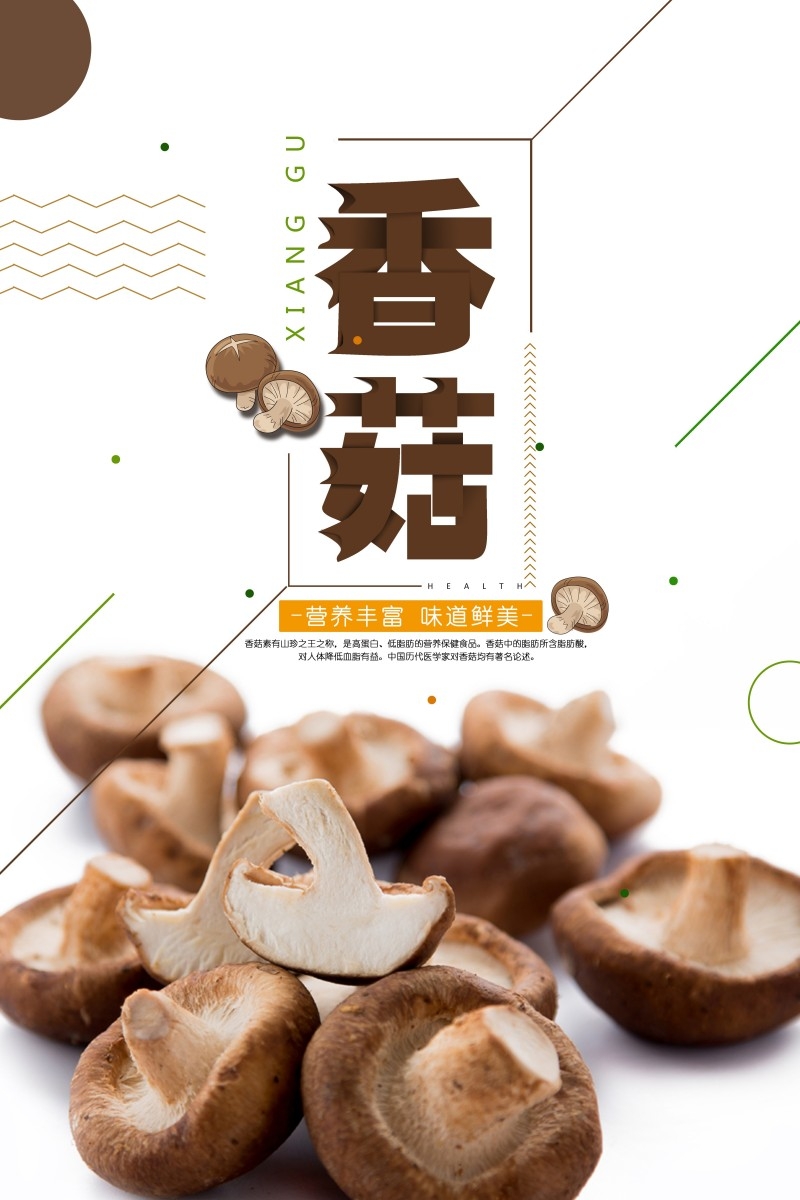 香菇宣传展板海报 (16)