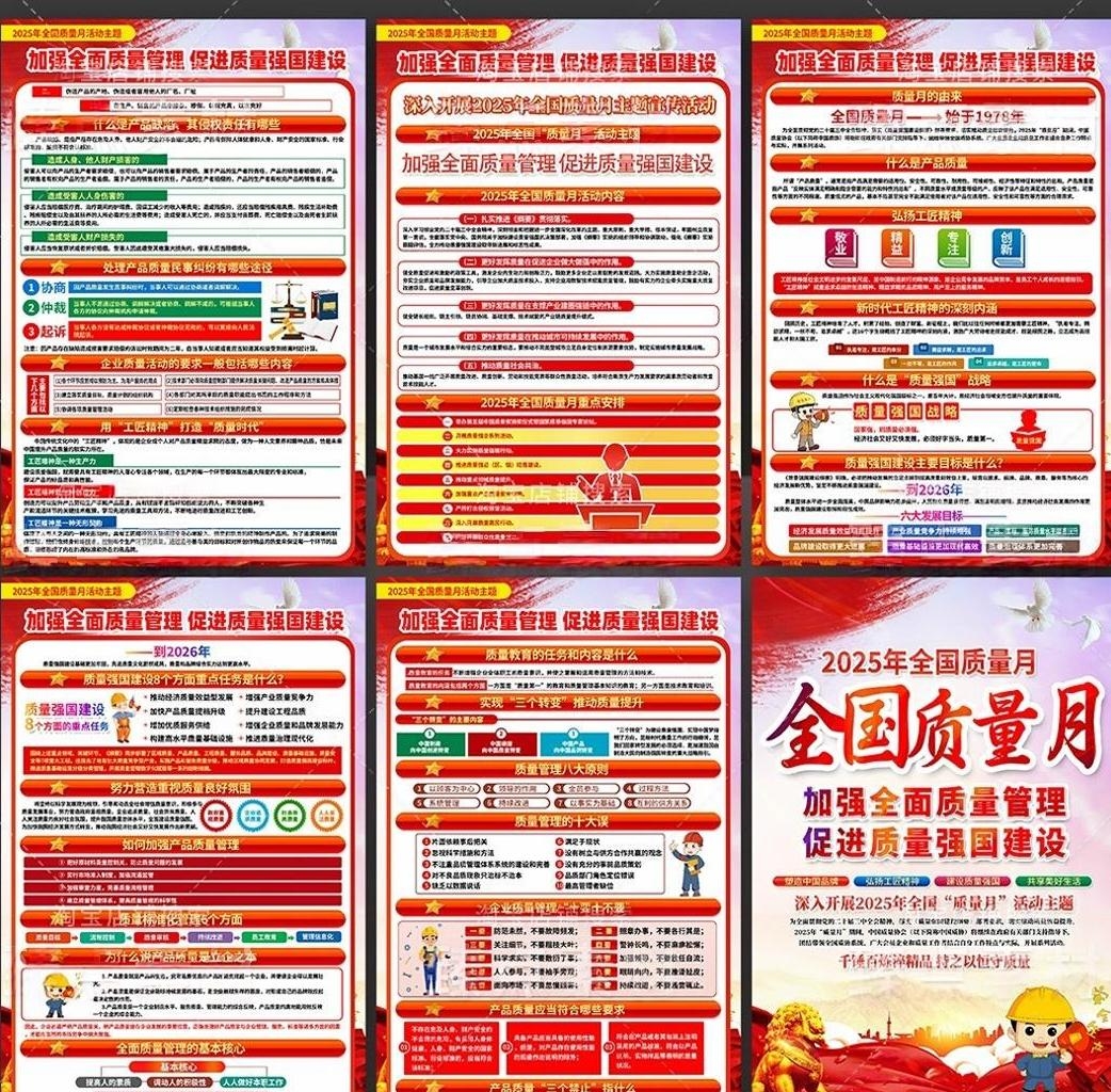 2025年全国质量月海报挂图套图 (6)