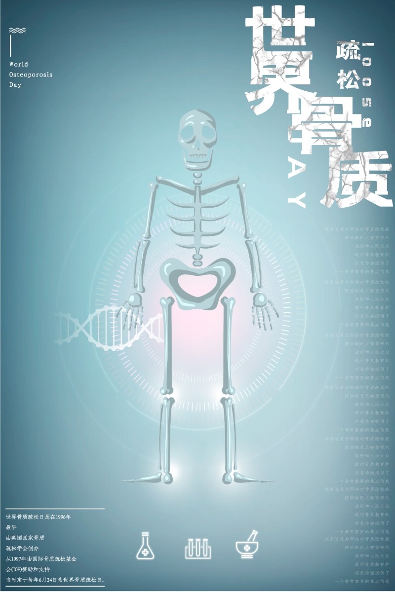 世界骨质疏松日宣传海报