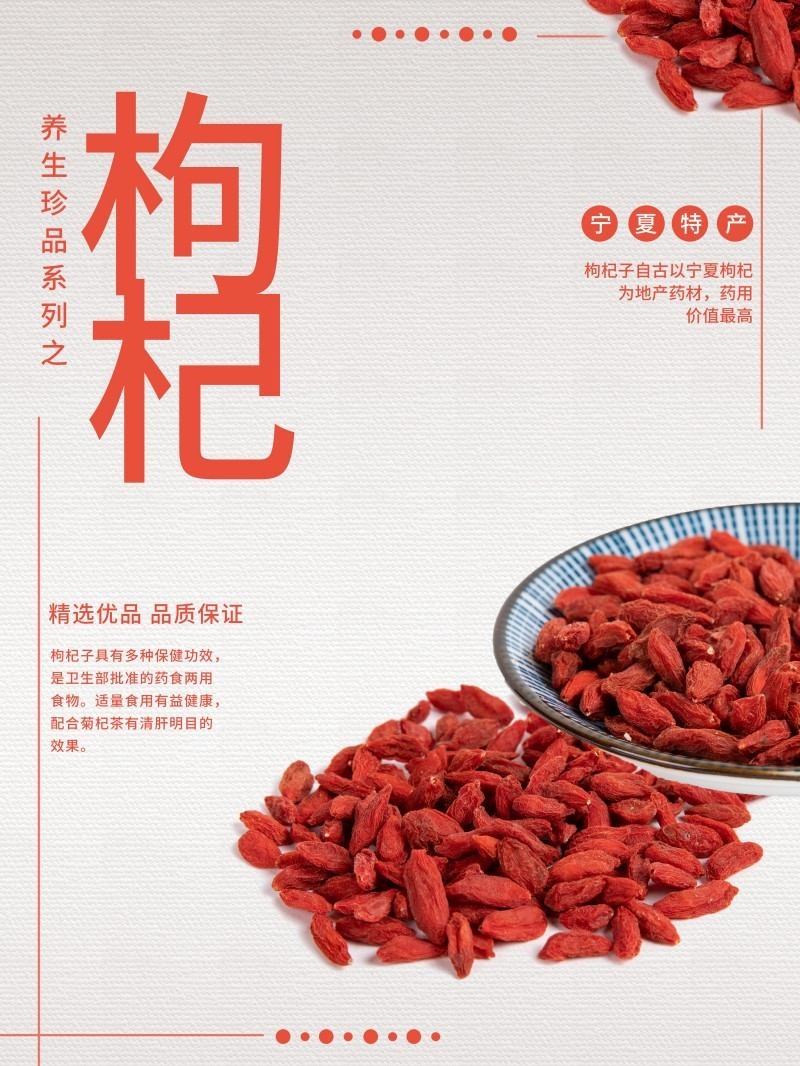 枸杞展板海报
