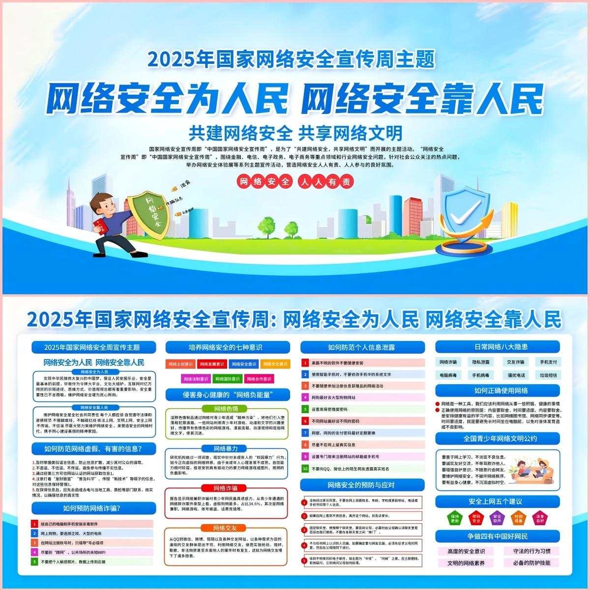  2025年国家网络安全宣传周展板宣传栏 (5)
