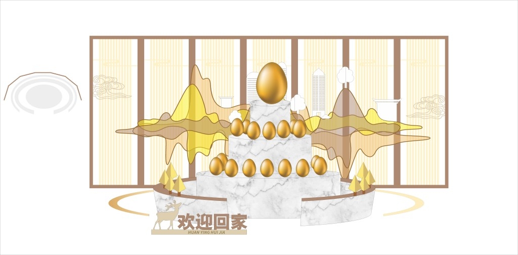 房地产砸金蛋美陈