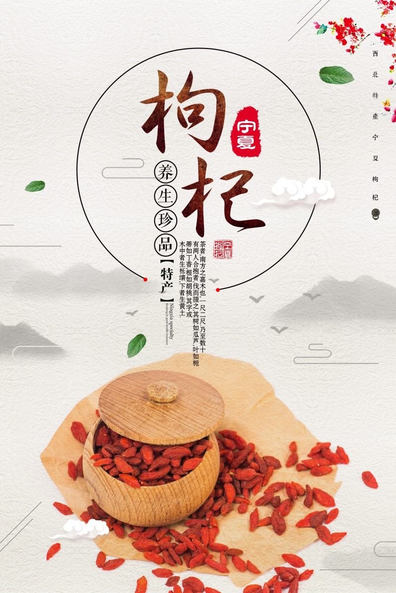 枸杞展板海报
