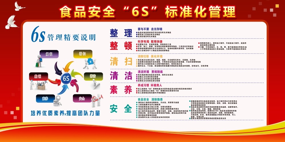 6S管理体系宣传栏展板