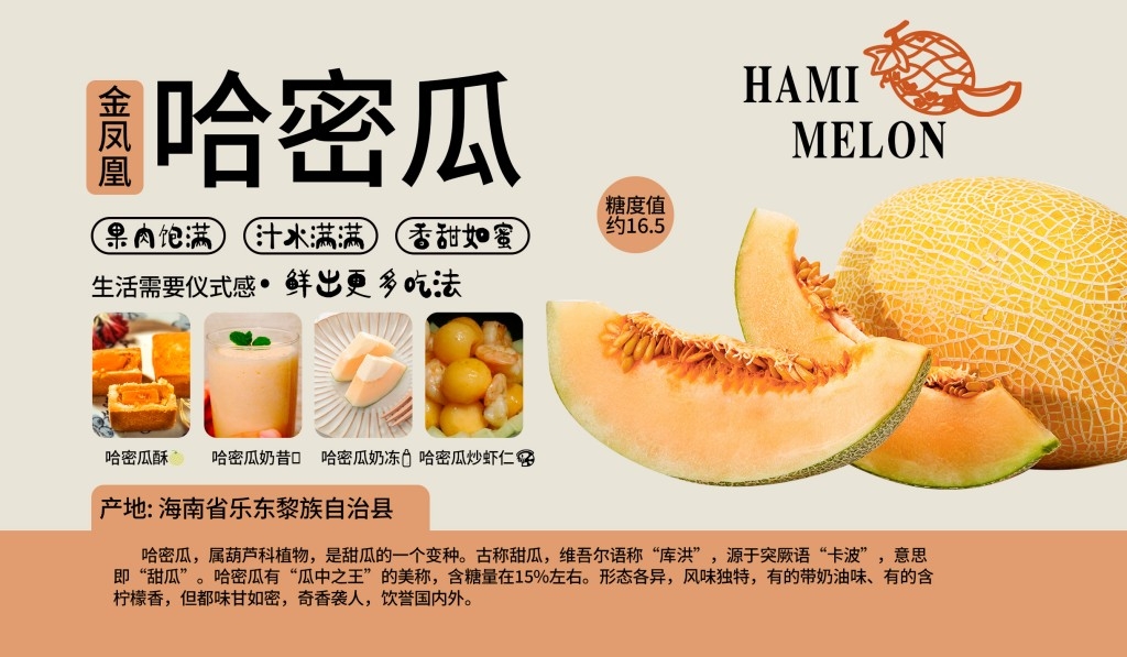 商场超市胖东来生鲜展板奇异果哈密瓜