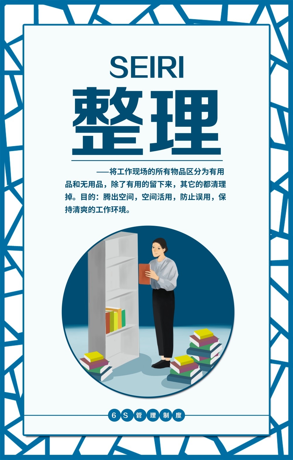 6S管理体系宣传栏展板