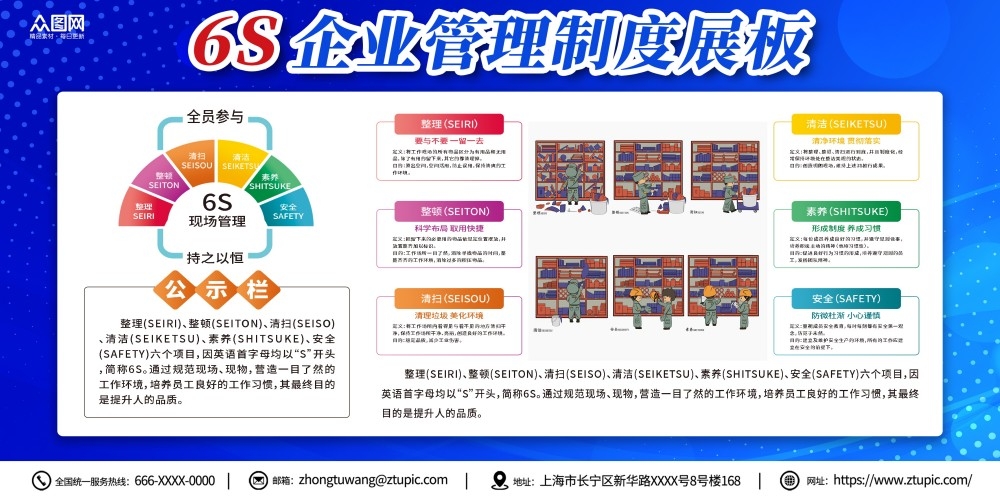 6S管理体系宣传栏展板 (73)
