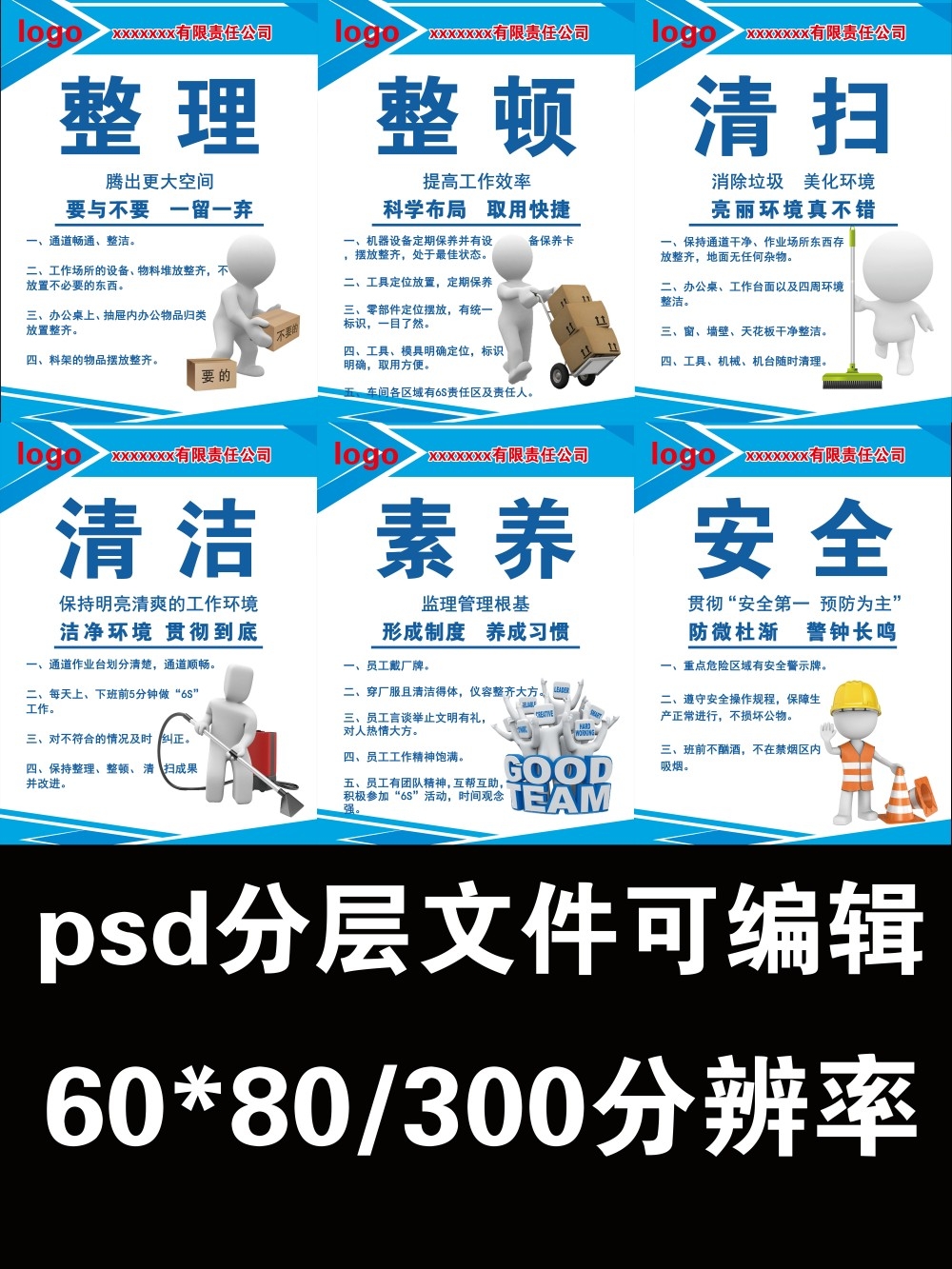 6S管理体系宣传栏展板 (1)