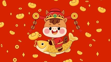 2026年马年春节卡通插画素材 (6)