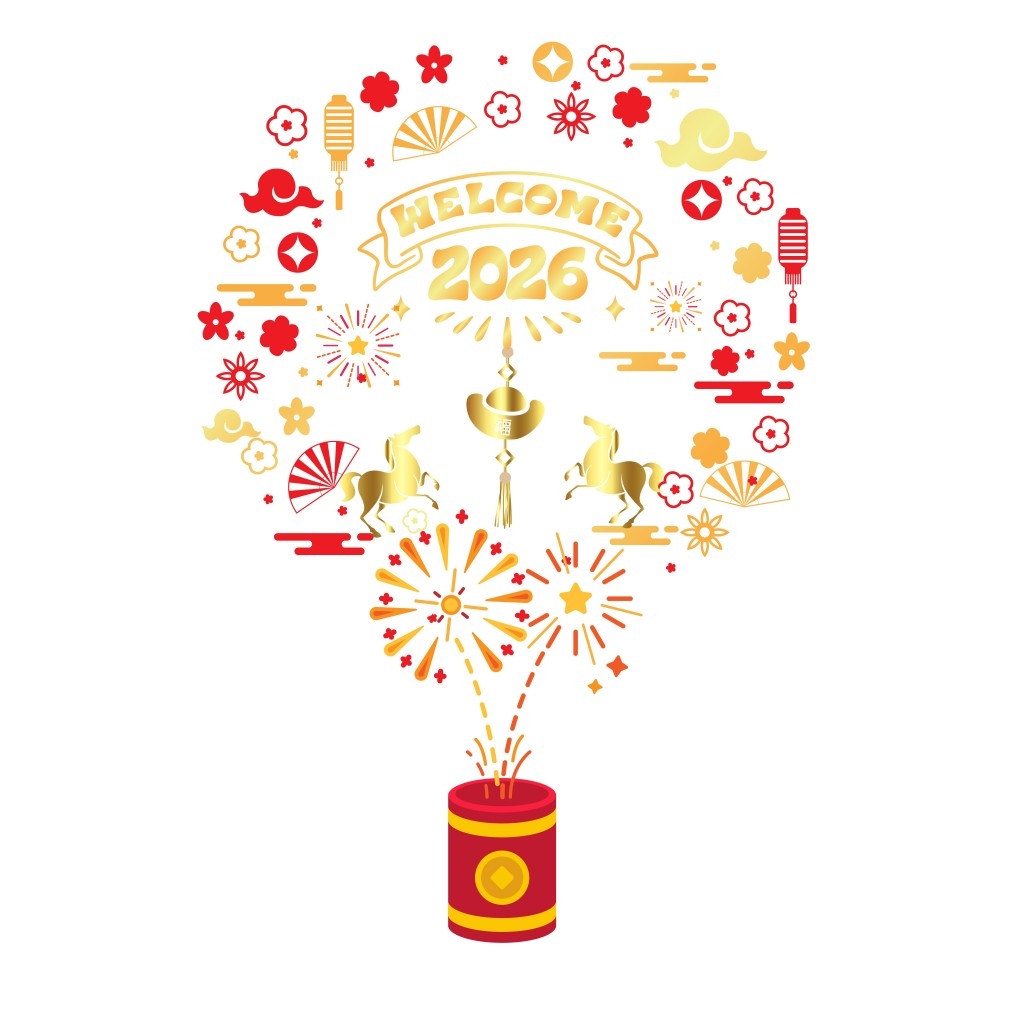 马年创意窗花贴纸素材