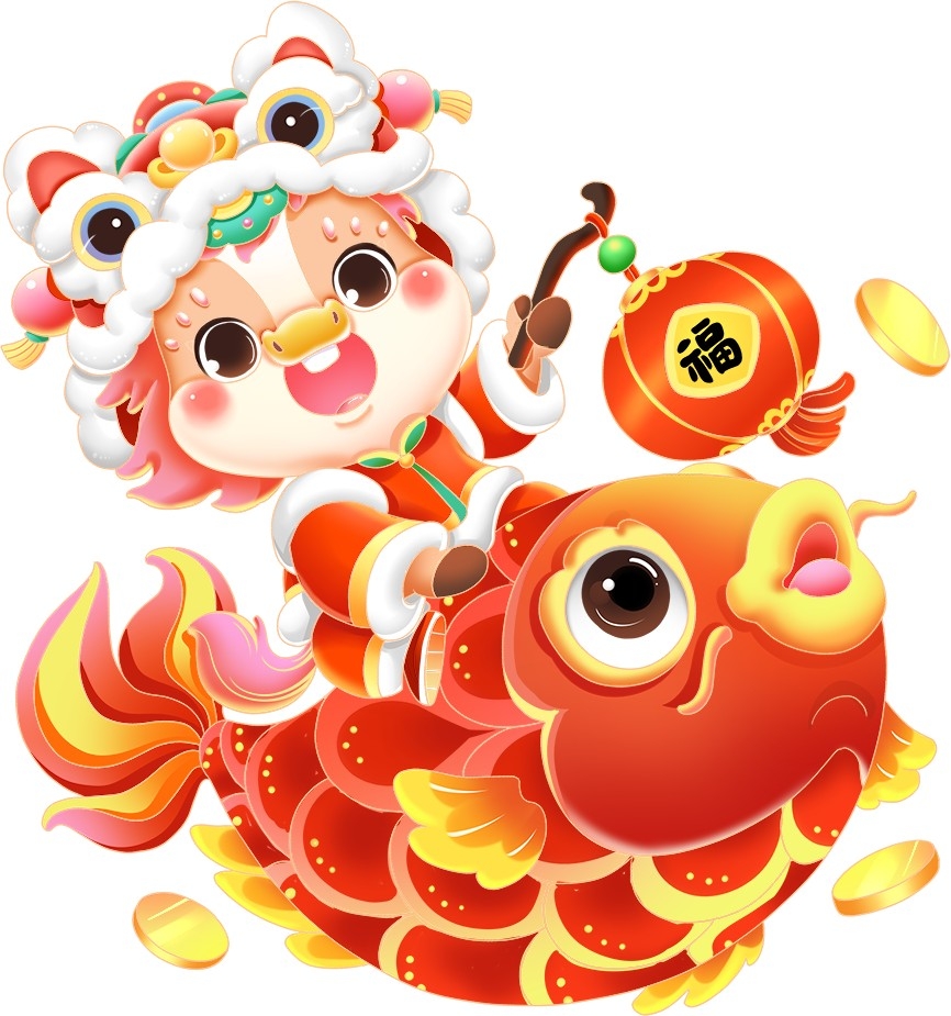 2026年马年IP形象马年生肖卡通形象插画贴纸