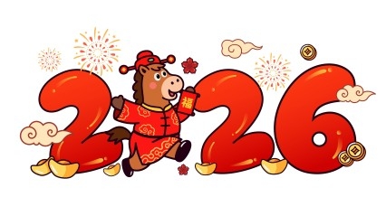 2026年马年春节卡通插画素材 (2)