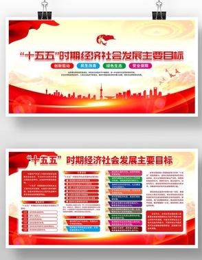 中共中央十五五规划展板宣传栏