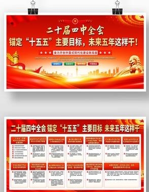 中共中央十五五规划展板宣传栏23