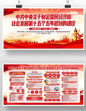 中共中央十五五规划展板宣传栏