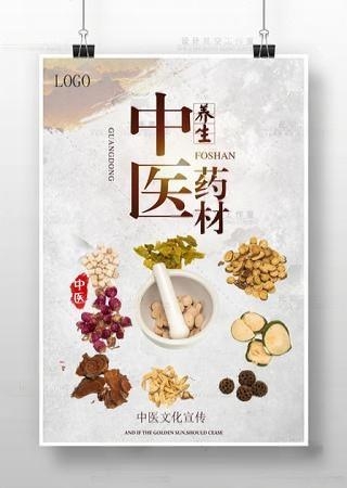 中医药材海报挂画