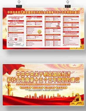 中共中央十五五规划展板宣传栏9